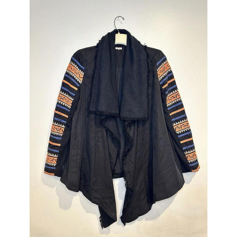 Rip Curl Womens Open Jacket Embrioldered Sleeves Unique Large